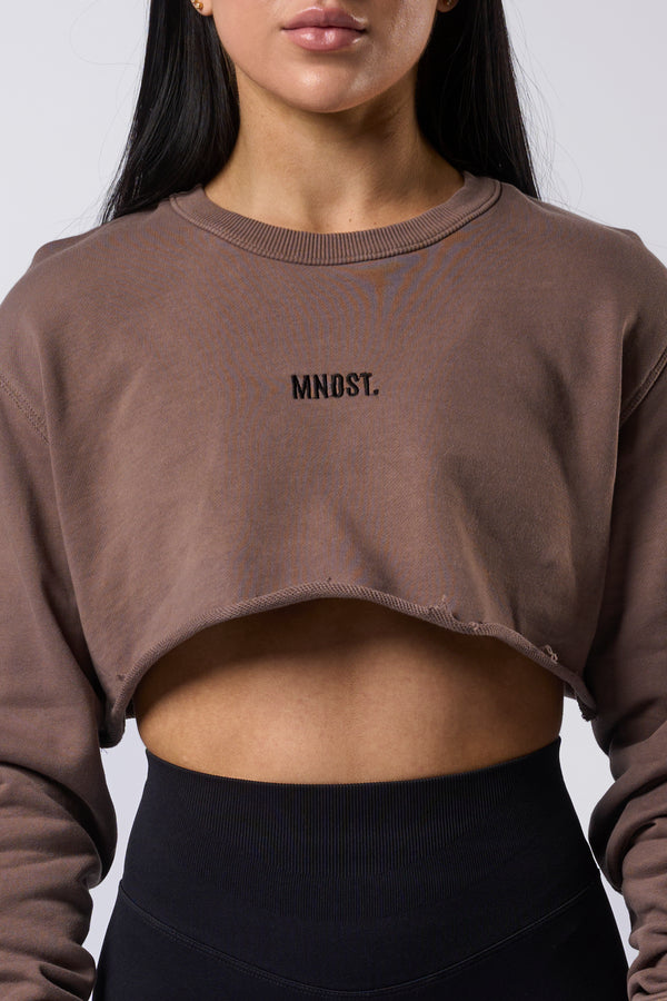 Mini Cropped Crew Neck - Musk