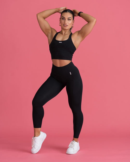 Kath Pocket Leggings - Black